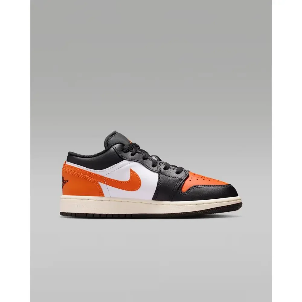 Air Jordan 1 Low 553560-081 Sneaker Big Kids Multicolor Lifestyle Shoes TF9247 - Picture 7 of 15
